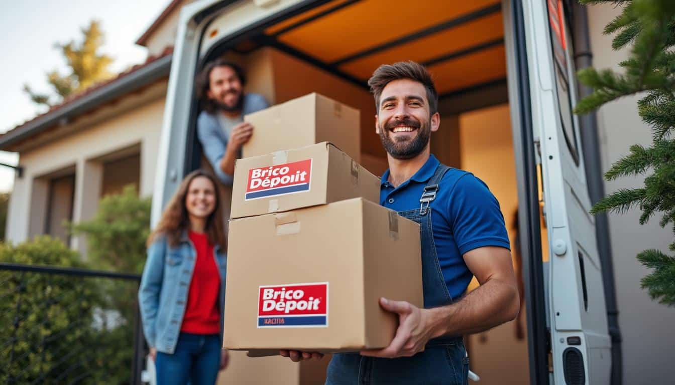 Illustration: Comment fonctionne le service de livraison à domicile chez Brico Dépôt ?