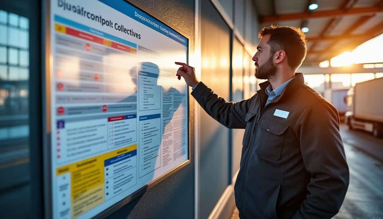 Illustration: Comment fonctionnent la classification et les conventions collectives pour les chauffeurs routiers ?