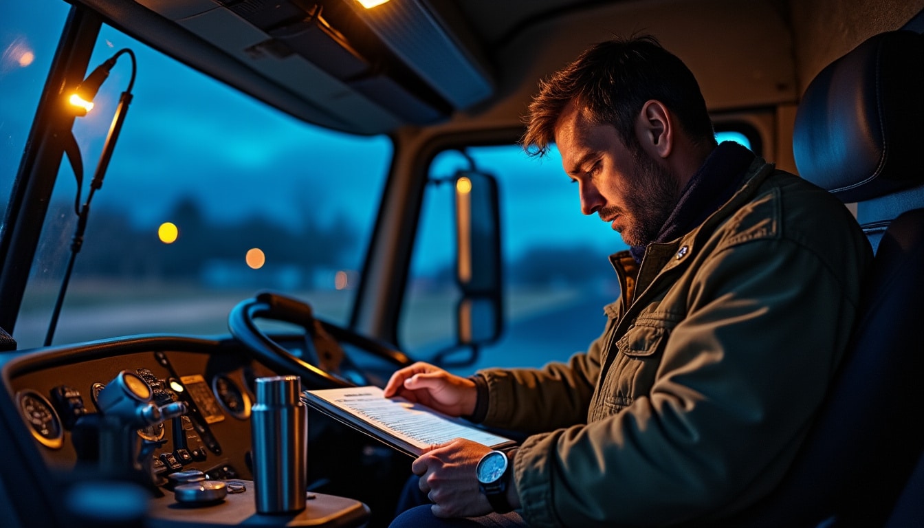 Illustration: Qu’est-ce que l’amplitude de nuit dans le travail d’un chauffeur routier ?