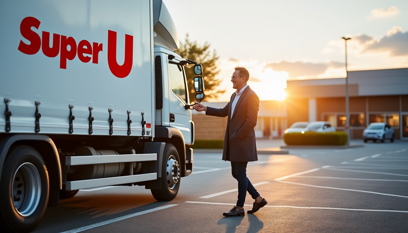 Location de camion benne Super U : service pratique et accessible