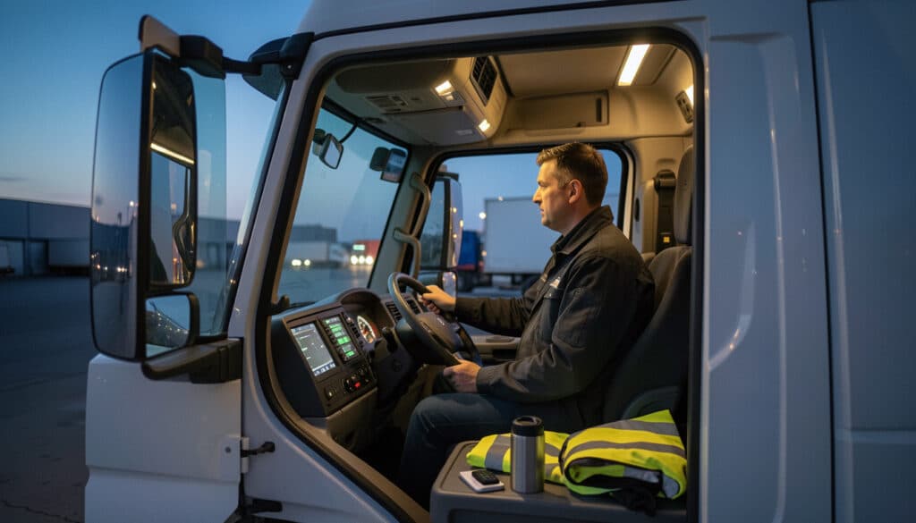 Amplitude d’un chauffeur routier avec départ avant 5 h