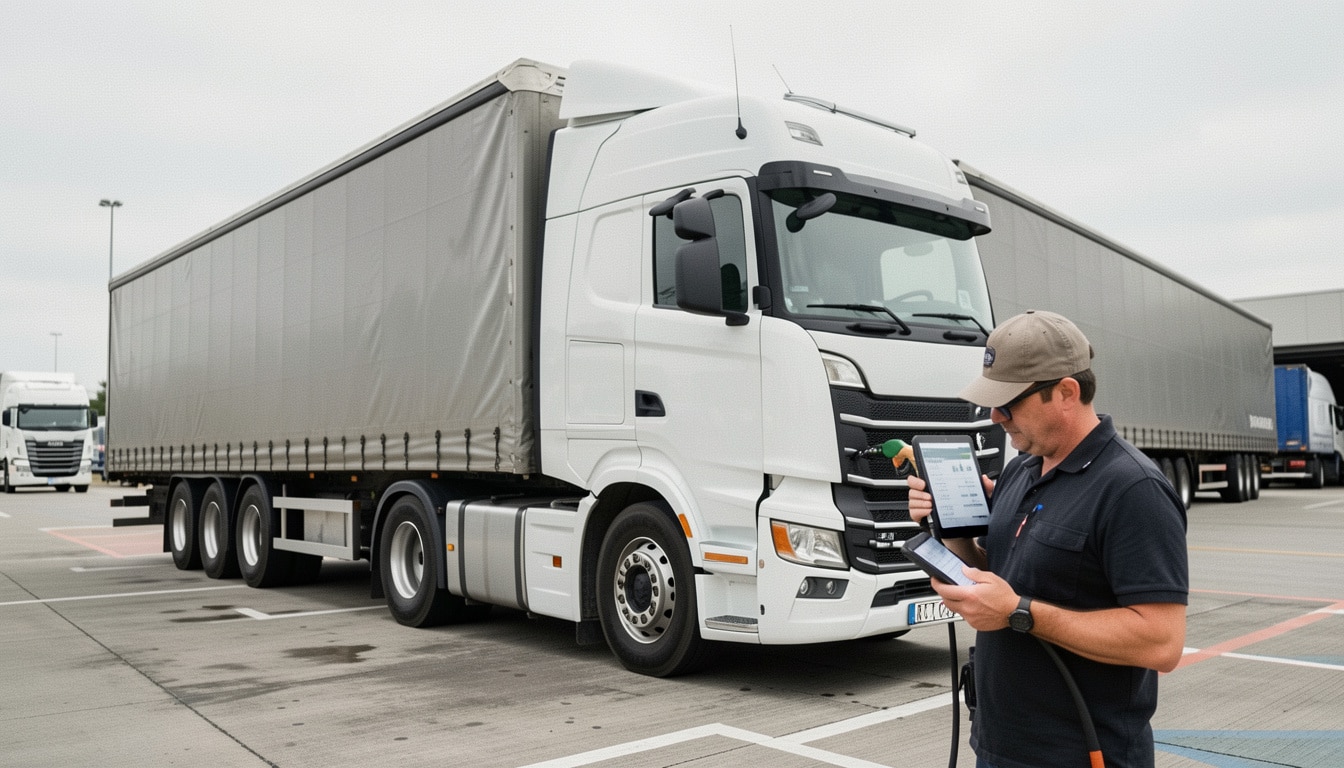 Consommation d’un poids lourd de 44 tonnes : calcul et coûts