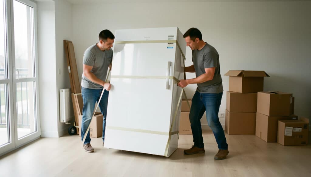 Déménager un frigo sans le dégivrer : précautions